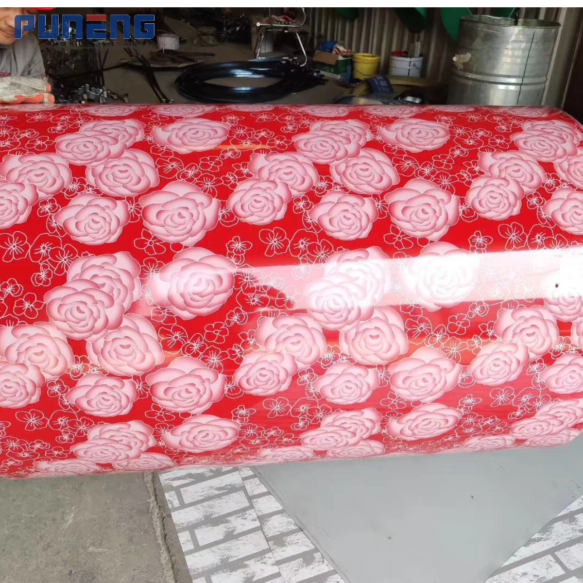 Color coated roll